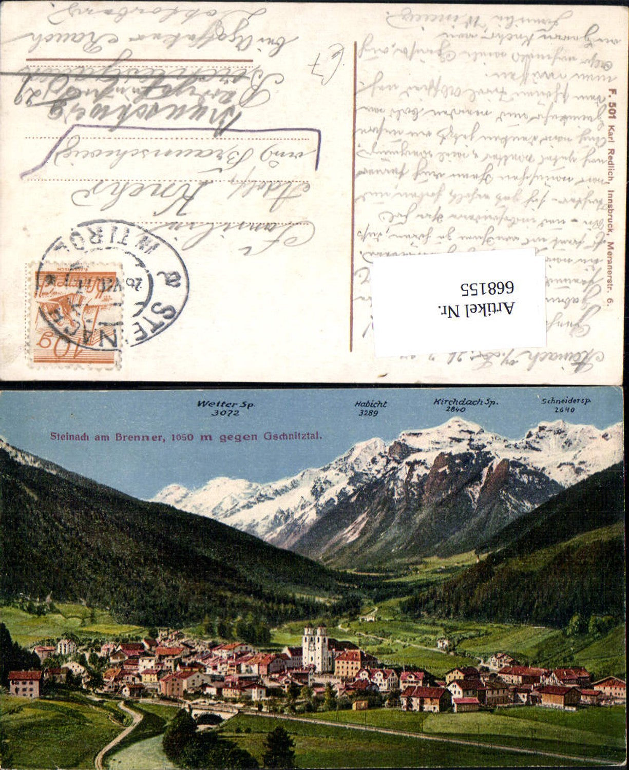 Alte Ansichtskarte – Old Postcard