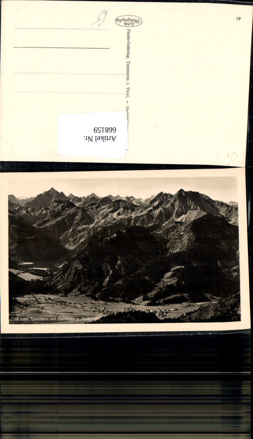Alte Ansichtskarte – Old Postcard