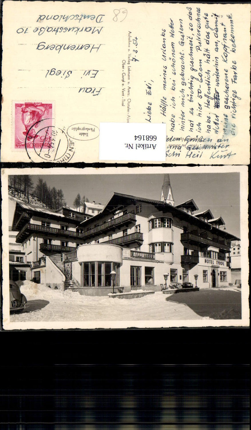 Alte Ansichtskarte – Old Postcard