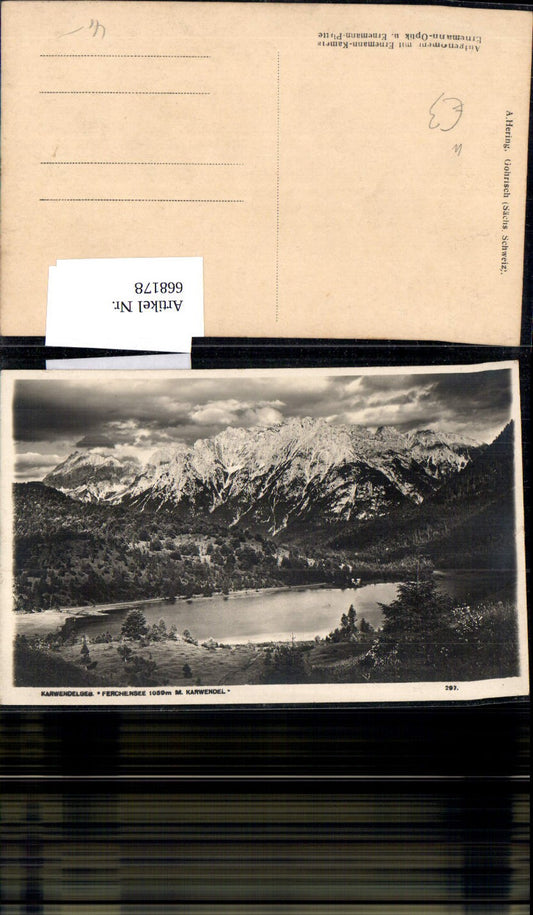 668178,Karwendelgebirge Ferchensee Karwendel Mittenwald
