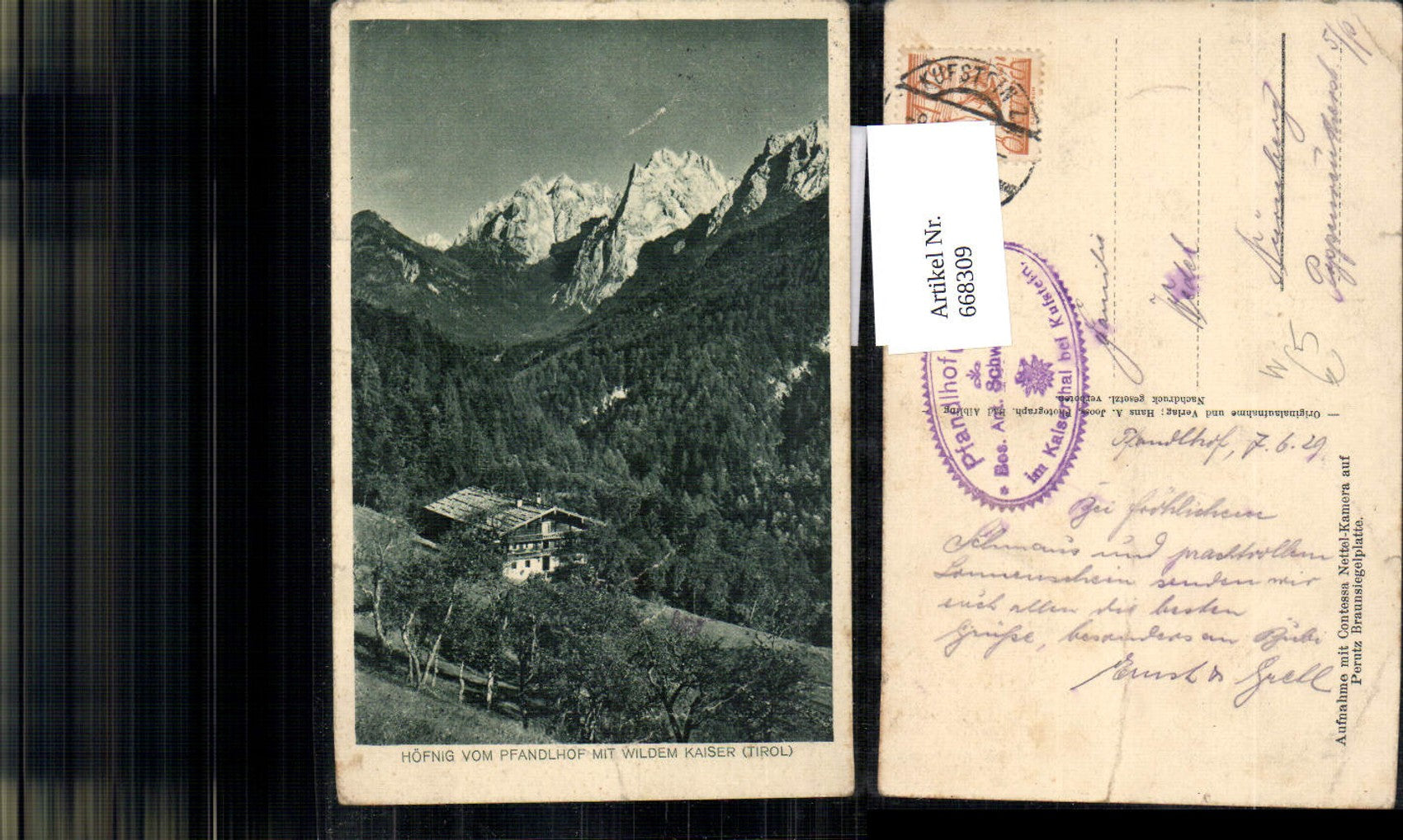 Alte Ansichtskarte – Old Postcard