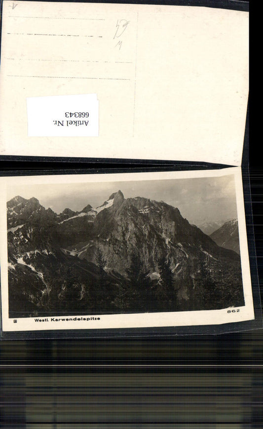 668343,Westl. Karwendelspitze Mittenwald