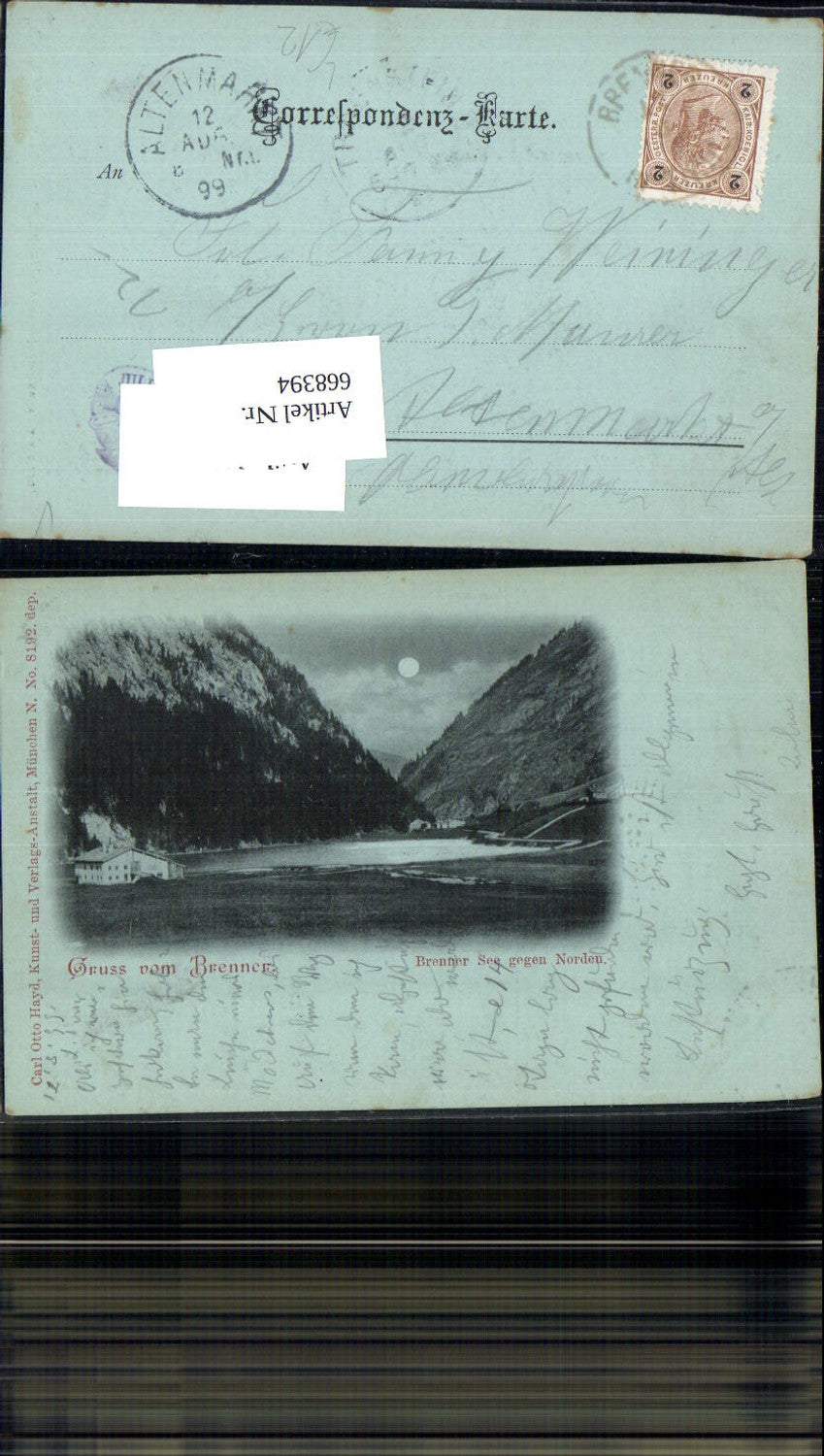 Alte Ansichtskarte – Old Postcard