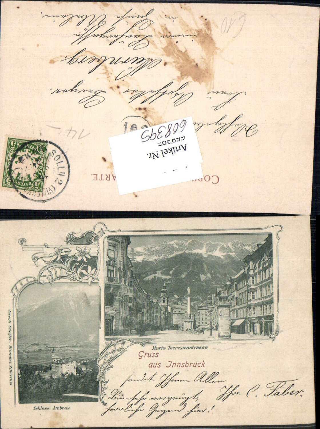 Alte Ansichtskarte – Old Postcard