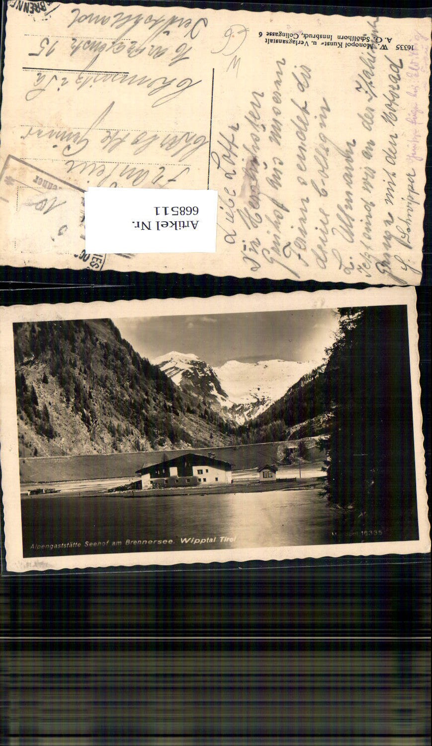 Alte Ansichtskarte – Old Postcard