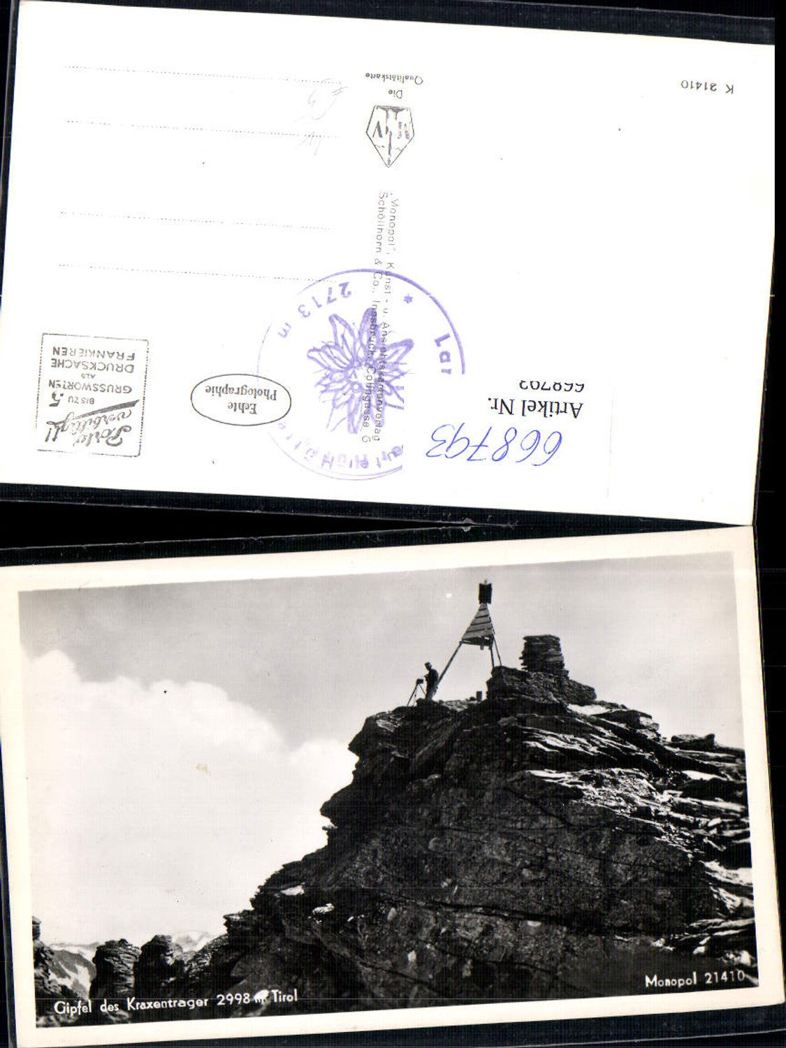 Alte Ansichtskarte – Old Postcard