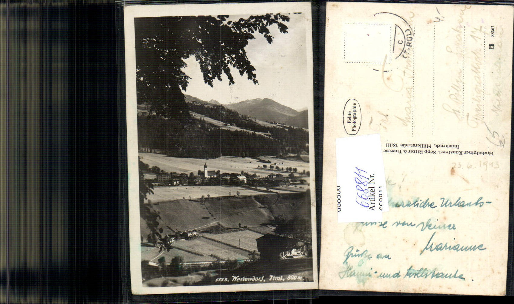 Alte Ansichtskarte – Old Postcard