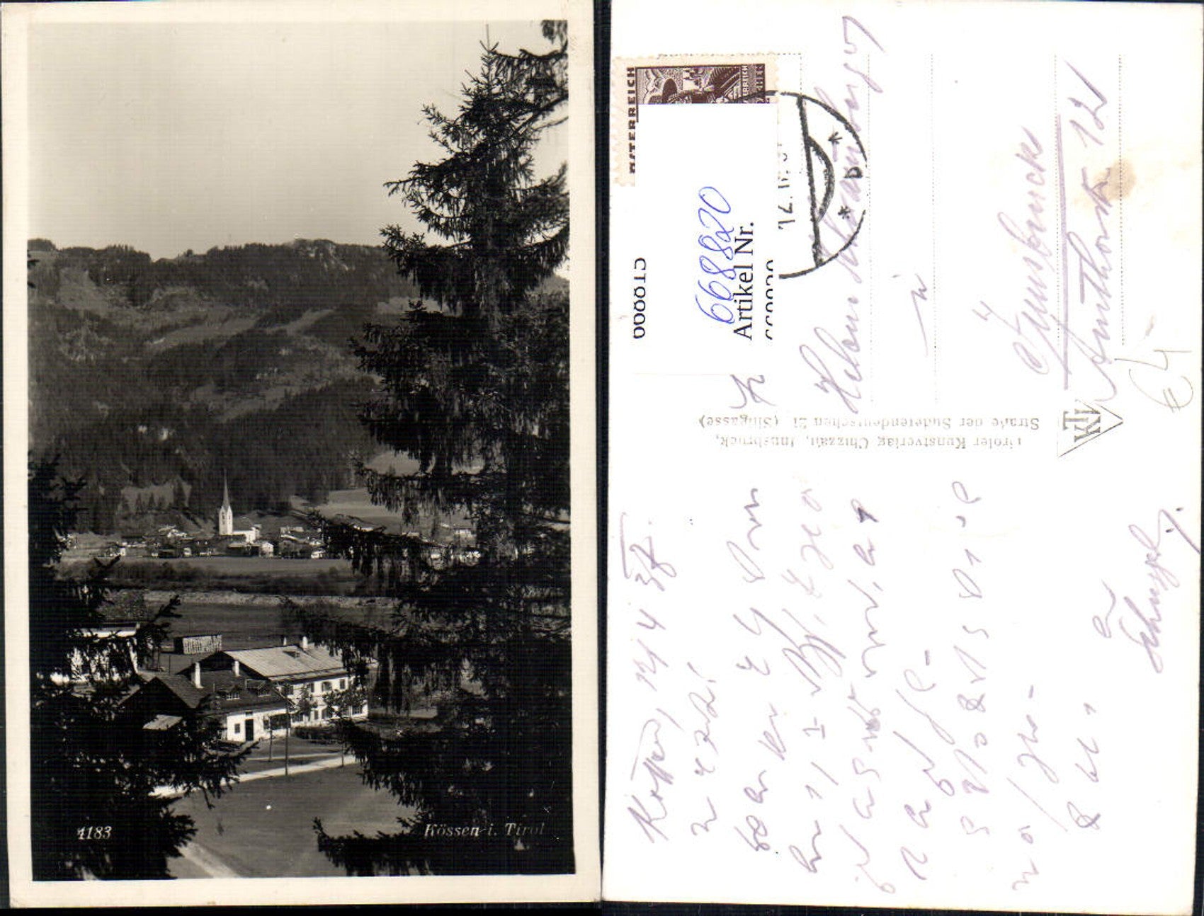 Alte Ansichtskarte – Old Postcard