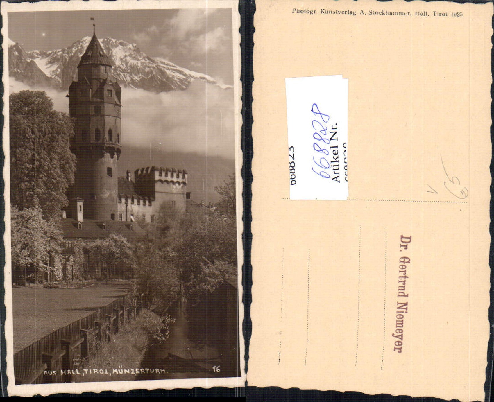 Alte Ansichtskarte – Old Postcard