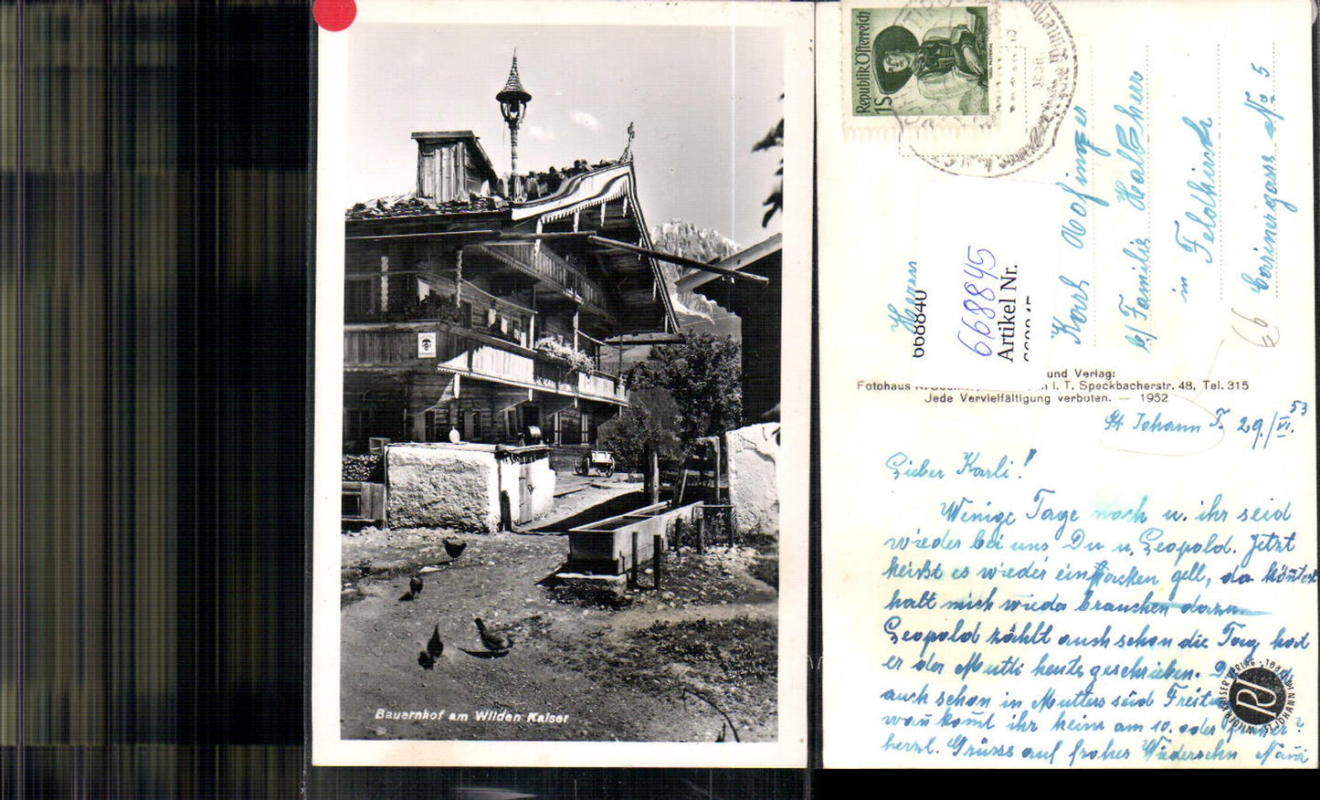 Alte Ansichtskarte – Old Postcard