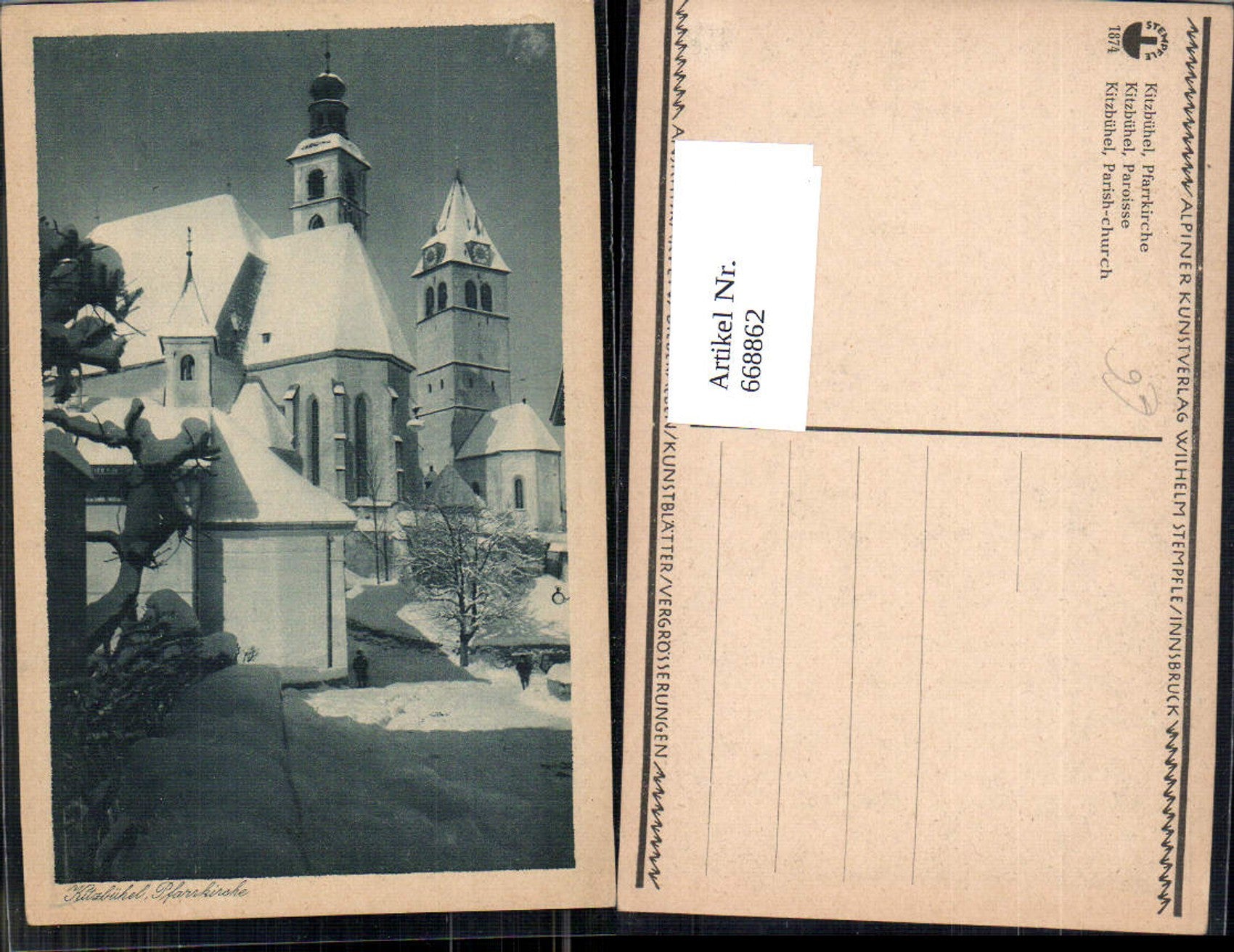 Alte Ansichtskarte – Old Postcard