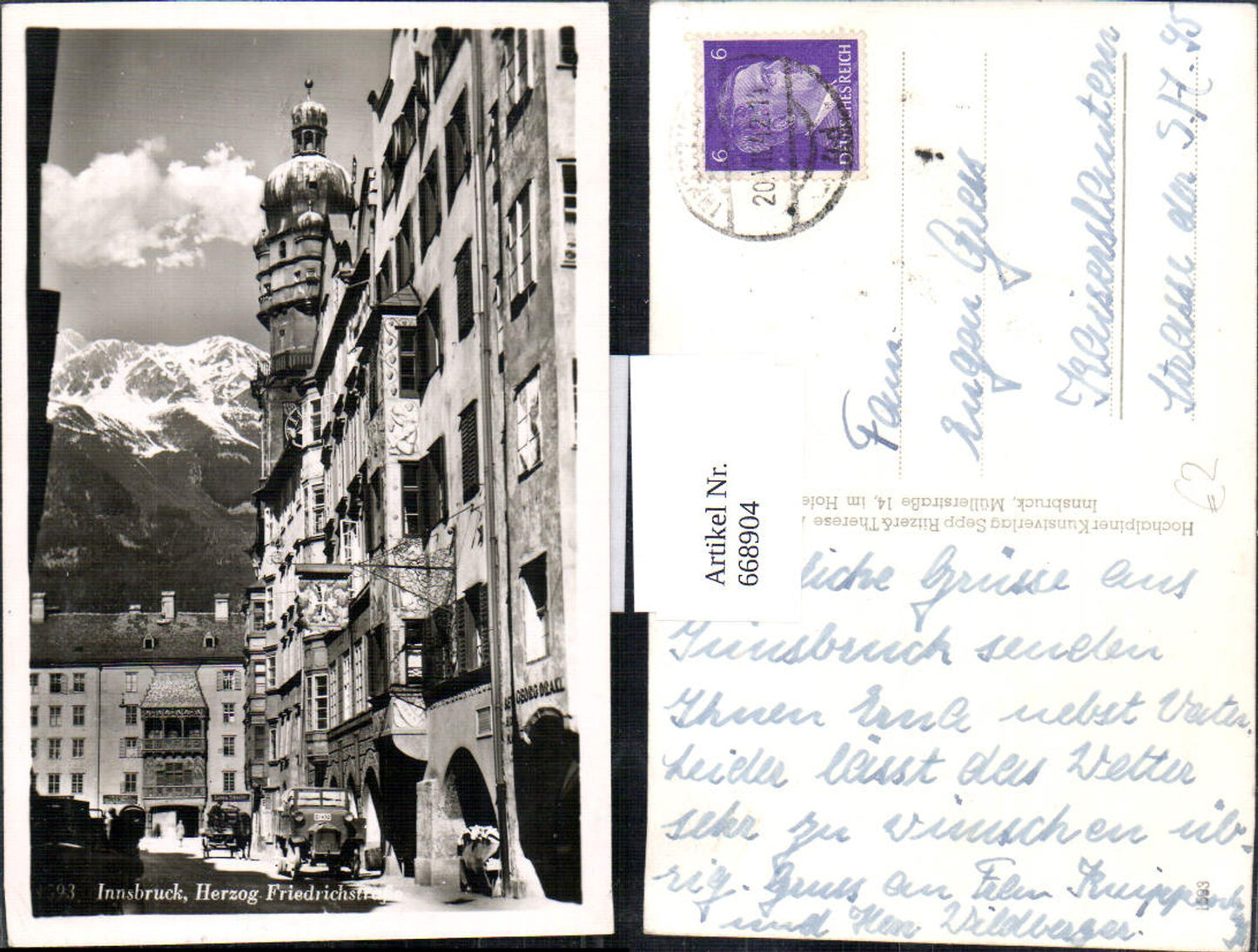 Alte Ansichtskarte – Old Postcard
