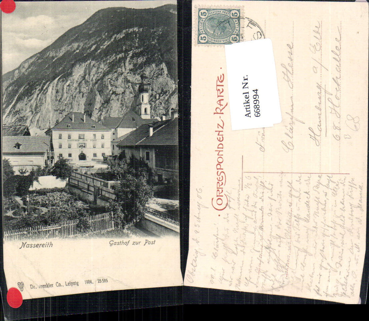 Alte Ansichtskarte – Old Postcard