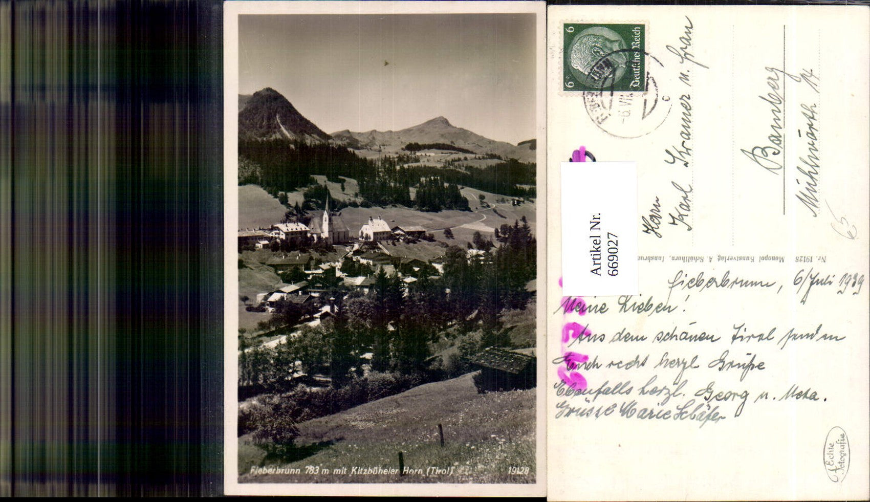 Alte Ansichtskarte – Old Postcard