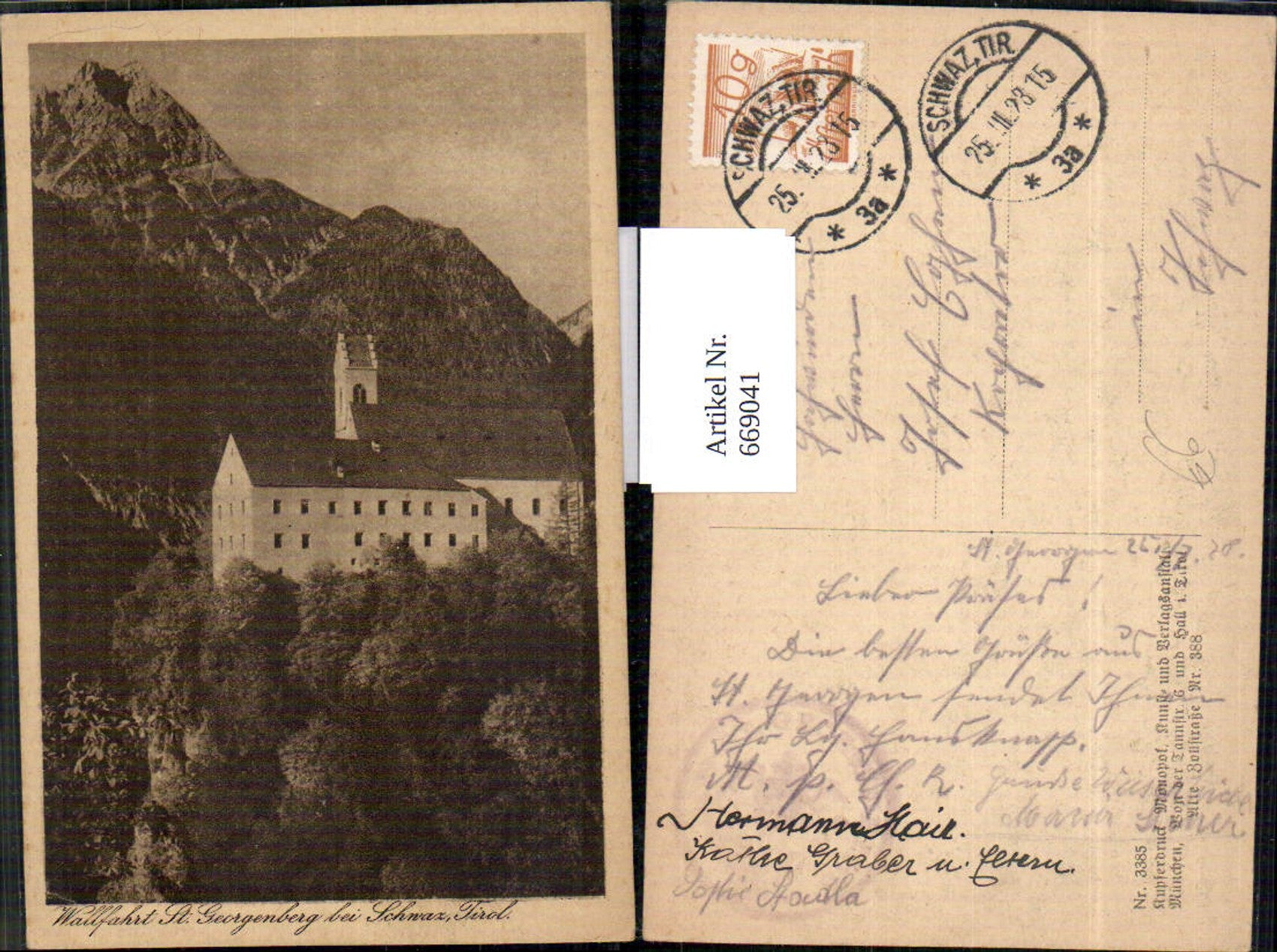 Alte Ansichtskarte – Old Postcard