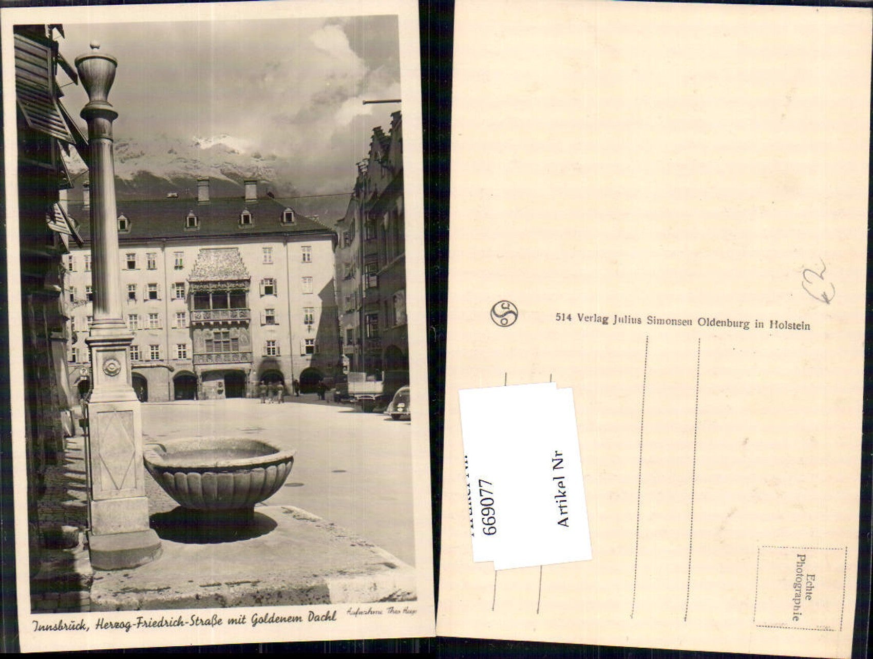 Alte Ansichtskarte – Old Postcard