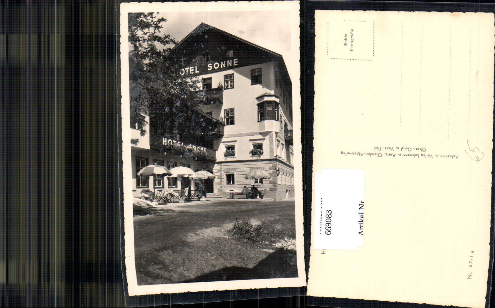 Alte Ansichtskarte – Old Postcard