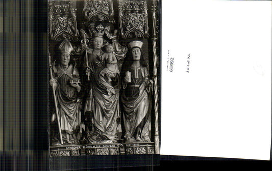 669092,Gampern Gotischer Flügelaltar Mittelschrein
