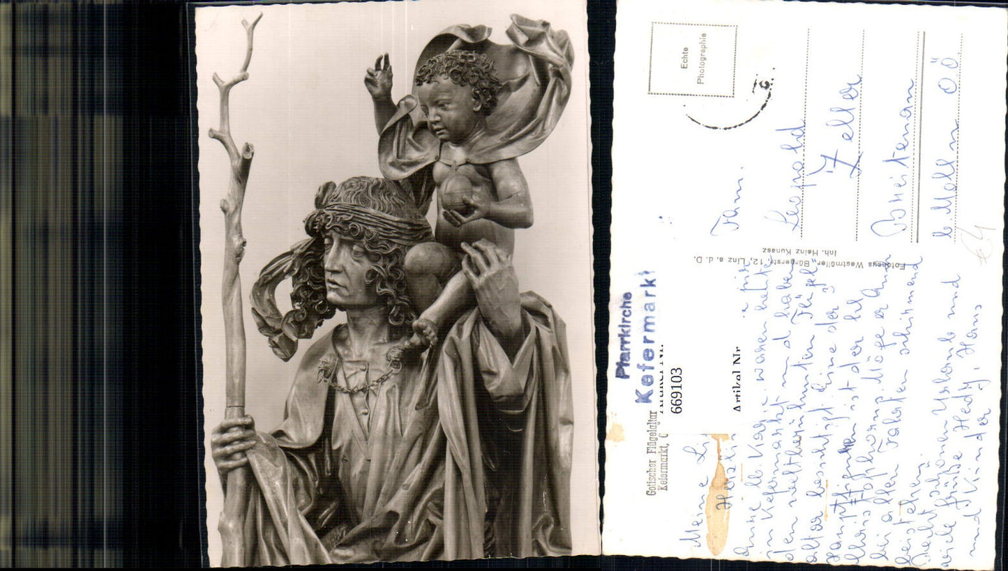 669103,Foto Ak Kefermarkt Gotischer Flügelaltar