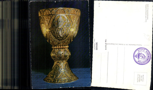 669106,Stift Kremsmünster Tassilo-Kelch Detailansicht