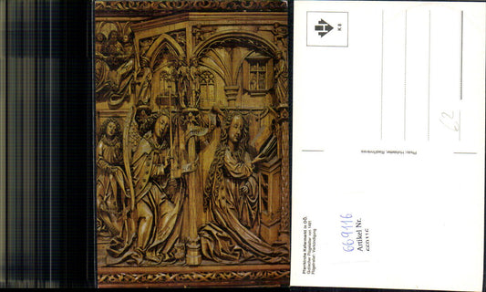 669116,Kefermarkt Pfarrkirche Gotischer Flügelaltar Verkündigung