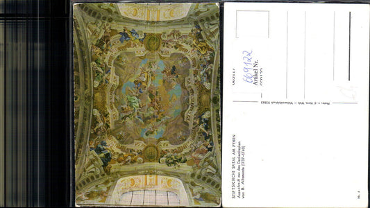 669122,Stiftskirche Spital a. Phyrn Ausschnitt Deckenfresken Altomonte