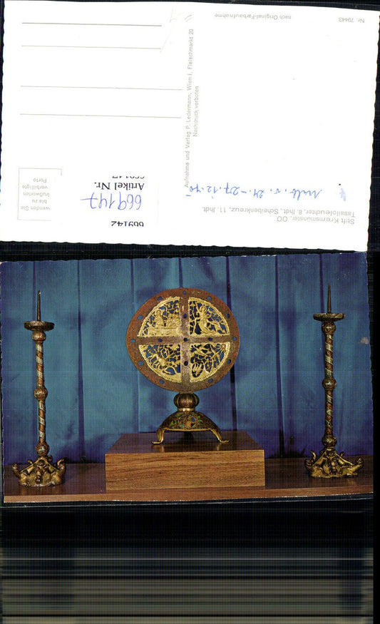 669147,Stift Kremsmünster Tassiloleuchter Scheibenkreuz