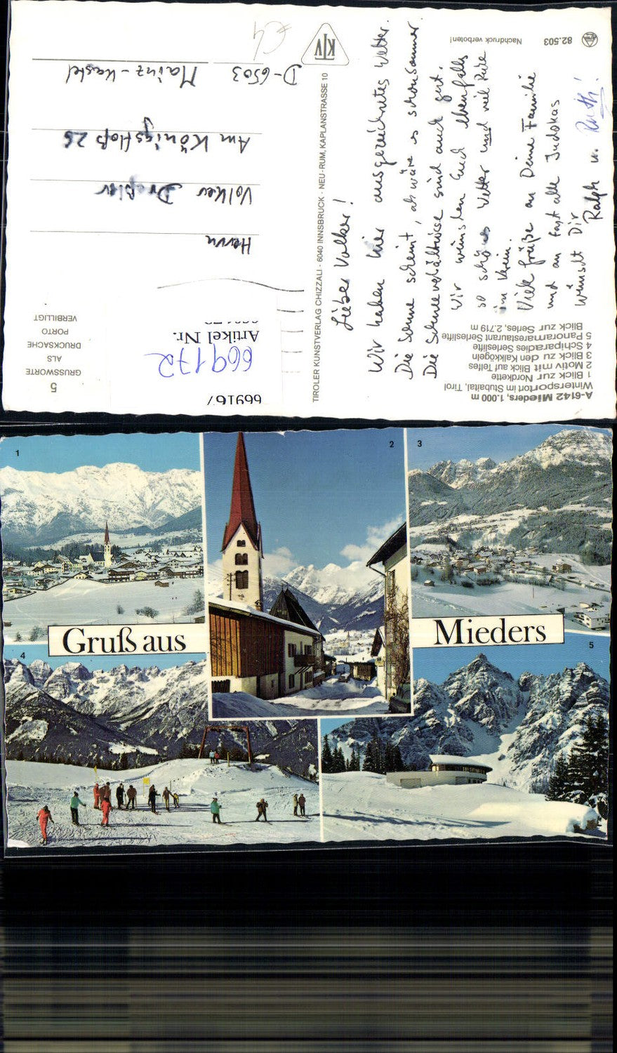 Alte Ansichtskarte – Old Postcard