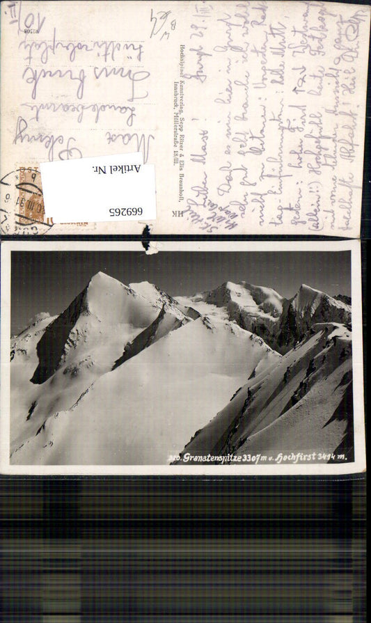 669265,Foto Ak Uttendorf Granatspitze u. Hochfirst