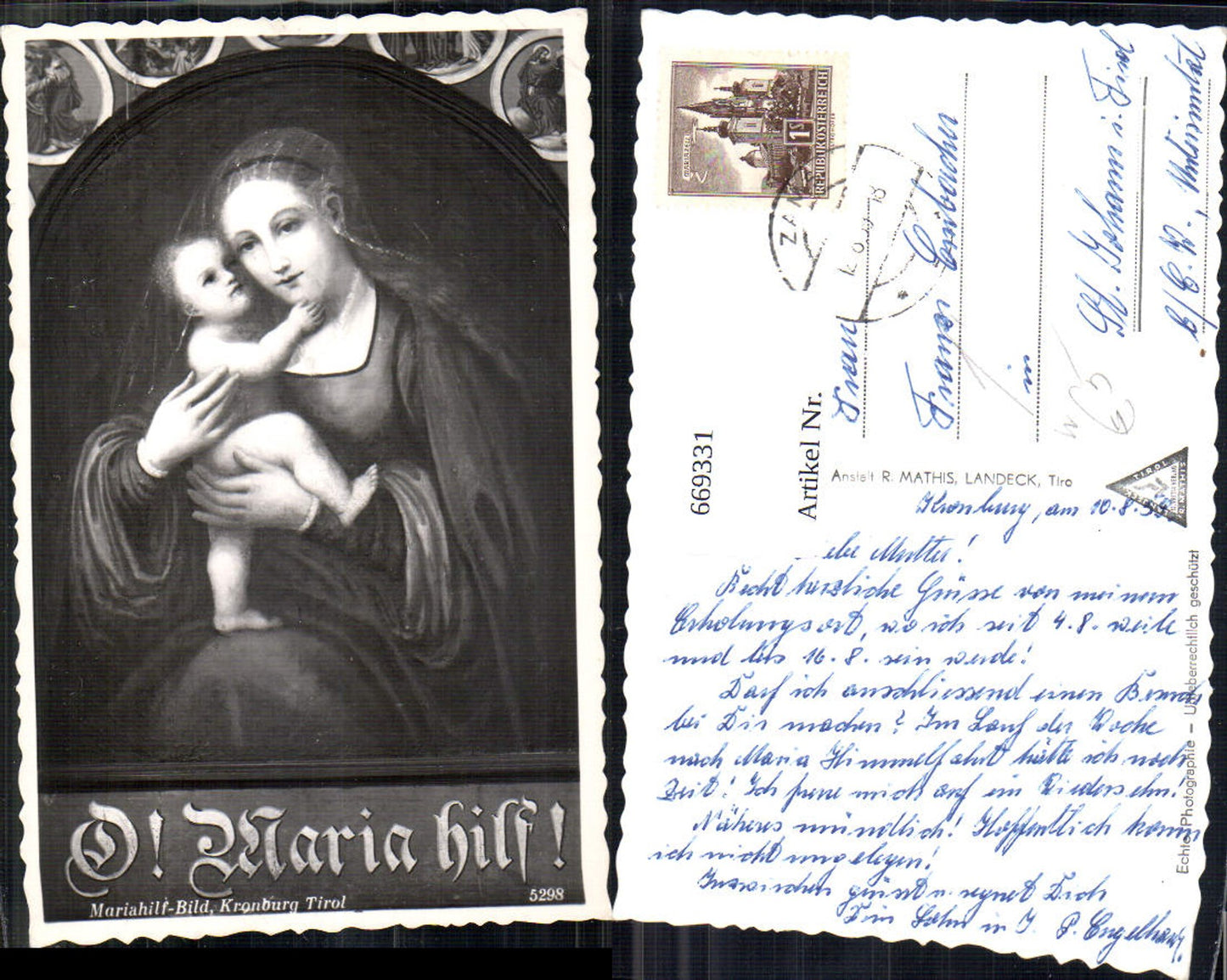 Alte Ansichtskarte – Old Postcard