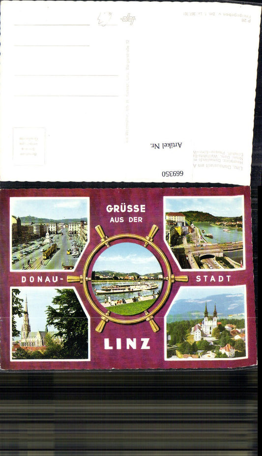 669350,Mehrbild Ak Linz a. d. Donau Stadtplatz Kirche Pöstlingberg