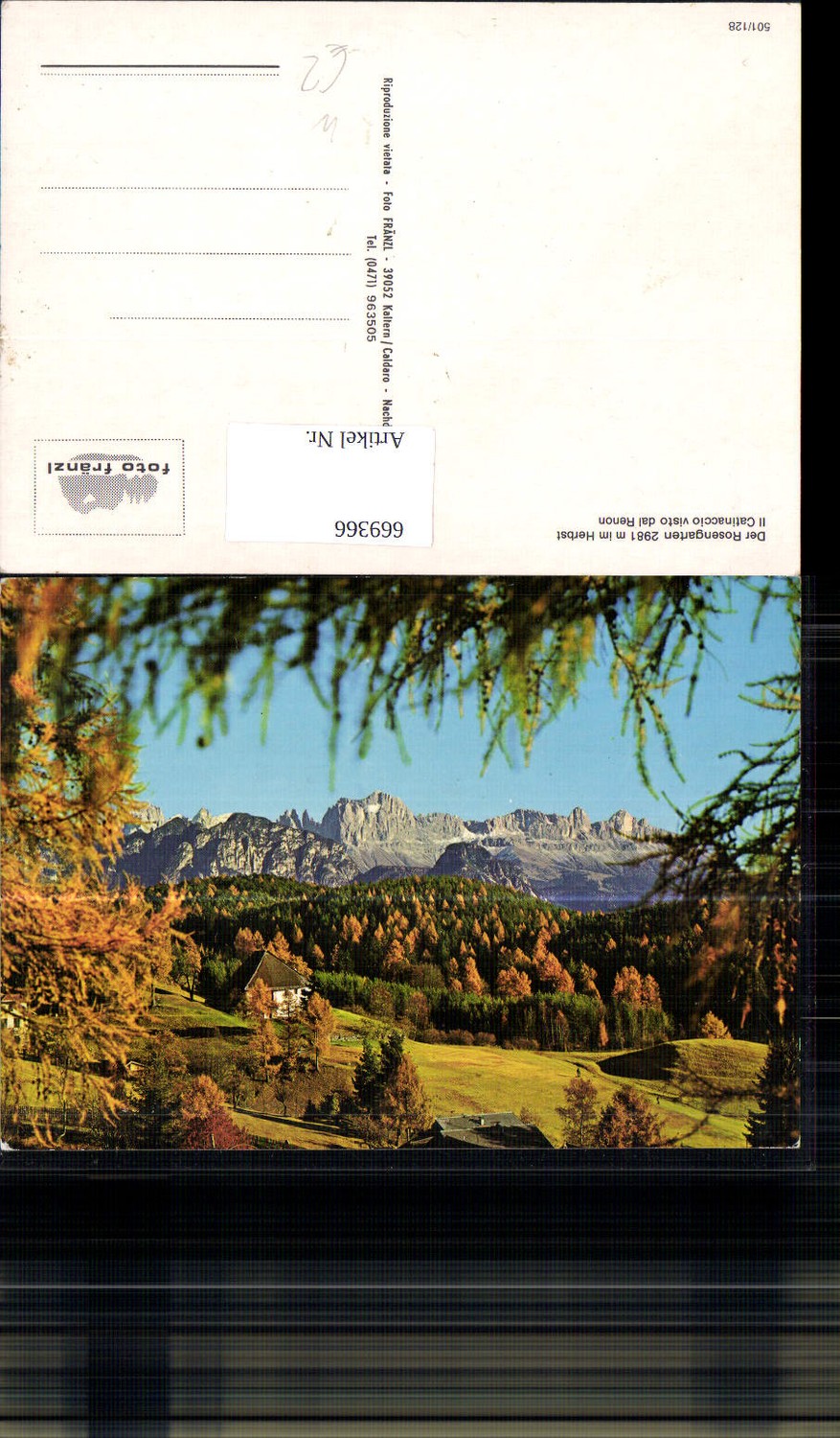 Alte Ansichtskarte – Old Postcard