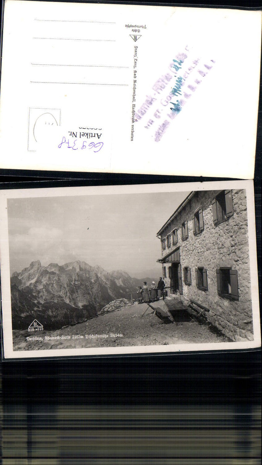 669378,Dachstein Gosau Adamekhütte Bischofsmütze