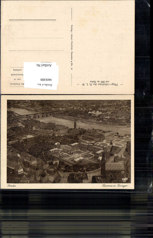 669388,Fliegeraufnahme Dresden Luftbild Zwinger