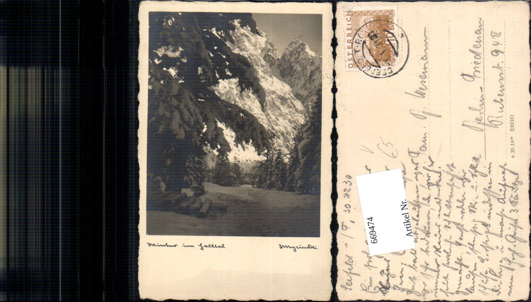 Alte Ansichtskarte – Old Postcard