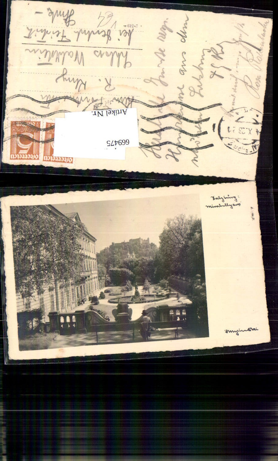669475, Photo-AK Photo Art Mycinski Salzburg Mirabell