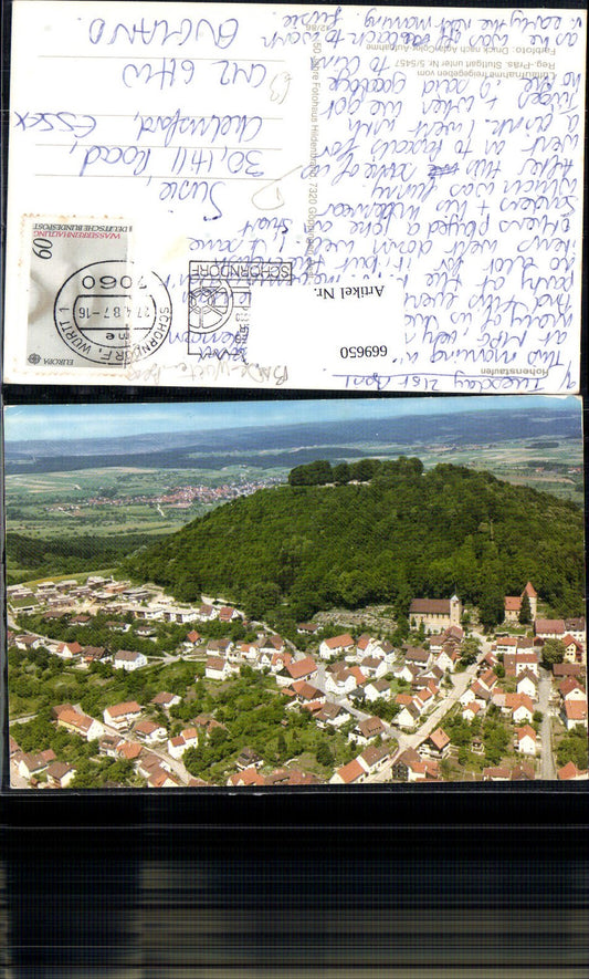 669650, Aerial view Hohenstaufen Göppingen