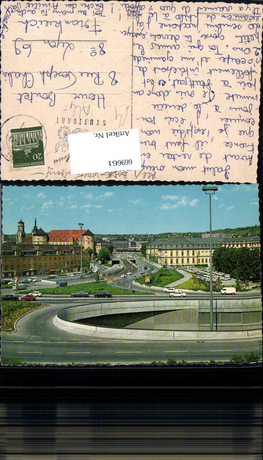 669661,Stuttgart Verkehrsbauwerk Charlottenplatz