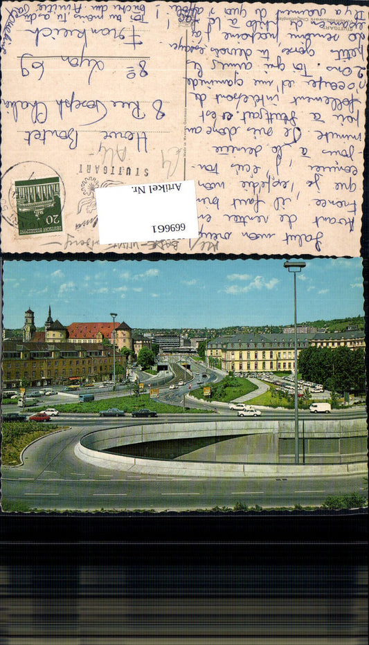 669661, Stuttgart, Charlottenplatz traffic structure