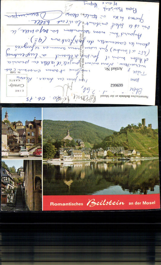 669662,Mehrbild Ak Beilstein an der Mosel
