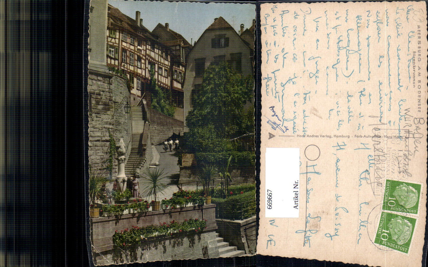 669667,Meersburg a. Bodensee Bärenbrunnen Brunnen