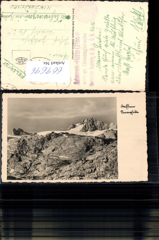 669696,Foto Ak Dachstein Simonyhütte Hallstatt