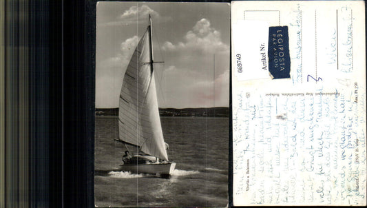 669749,Foto Ak Vitorlas a Balatonon Segelboot Segeln Wassersport Plattensee Hungary