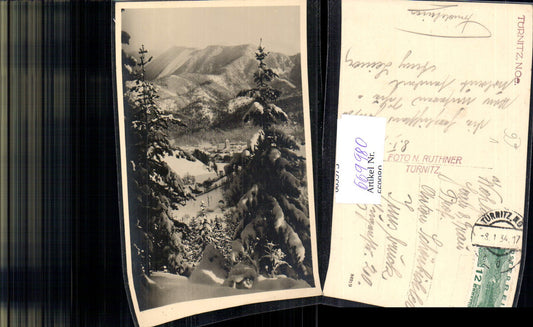 669980,Foto Ak Türnitz im Winter pub Foto N. Ruthner