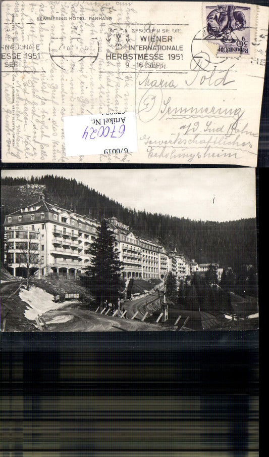 670024,Foto Ak Semmering Hotel Panhans