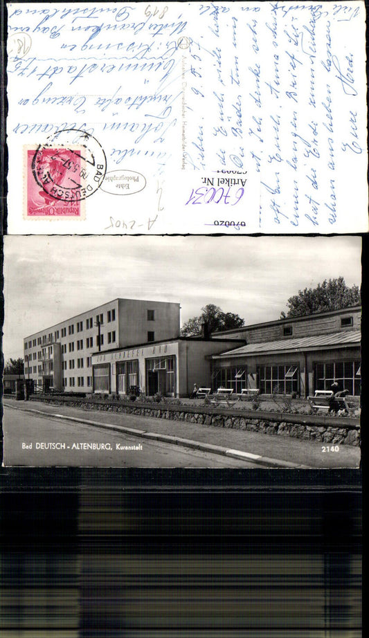 670031,Foto Ak Bad Deutsch-Altenburg Kuranstalt