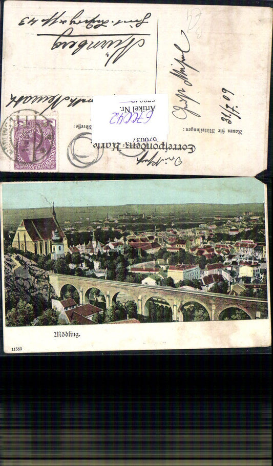 670042,Mödling Ansicht mit Viadukt