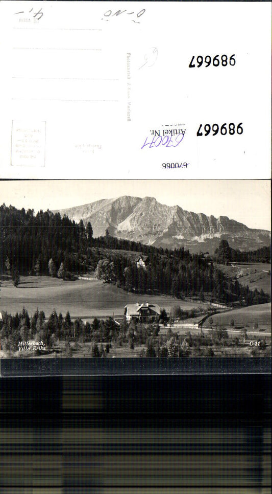 670071,Foto Ak Mitterbach a. Erlaufsee Villa Erika