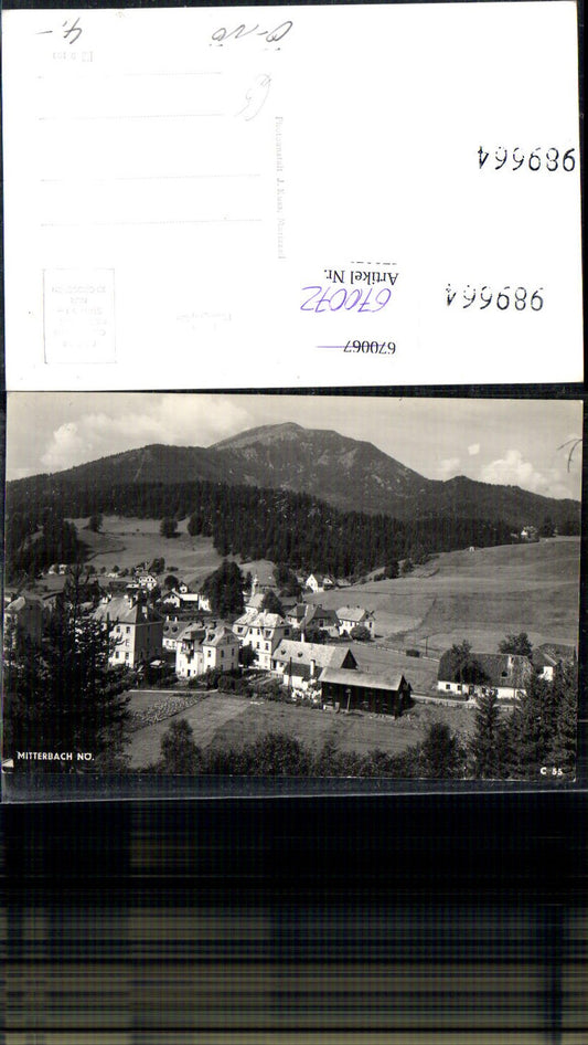 670072,Foto Ak Mitterbach a. Erlaufsee Ansicht