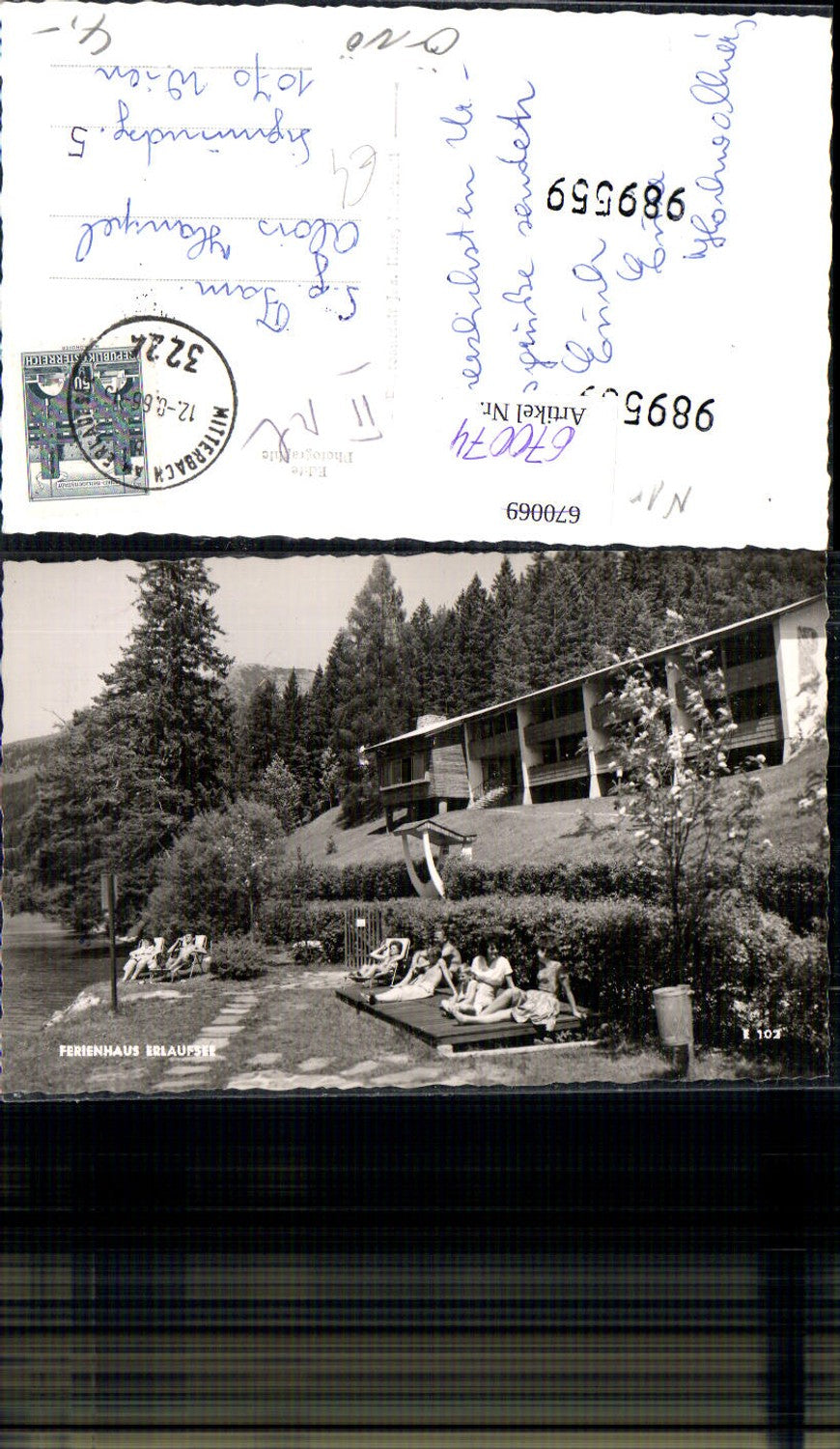 670074,Foto Ak Ferienhaus Erlaufsee Liegeplatz Mitterbach a. Erlaufsee